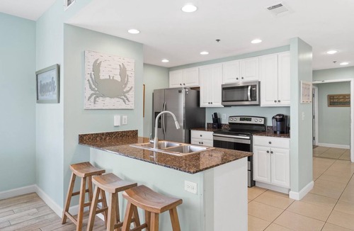 West Panama City Beach Condo | Splash 501W-B - Beachfront, Private Beach - Water Park, Pools, Free Activities