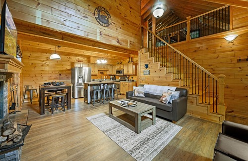 Sevierville Cabin | Springtime Specials! Secluded Log Cabin-NEW Hot Tub-Wrap Around Porch