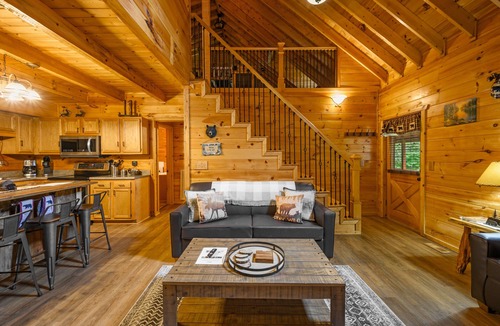Sevierville Cabin | Springtime Specials! Secluded Log Cabin-NEW Hot Tub-Wrap Around Porch