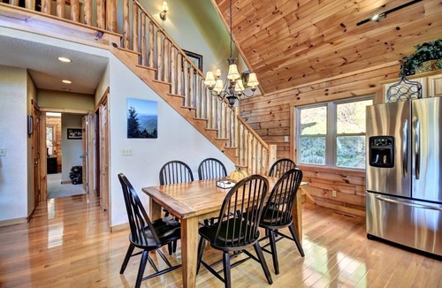 Maggie Valley Cabin | Stallion Ridge Retreat - Incredible Mountain View, Hot Tub, Romantic, Paved Road