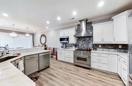 Atlantic Beach House | Stunning Coastal Beauty with Private Pool, Spa, Luxe Theater | Walk to Beach