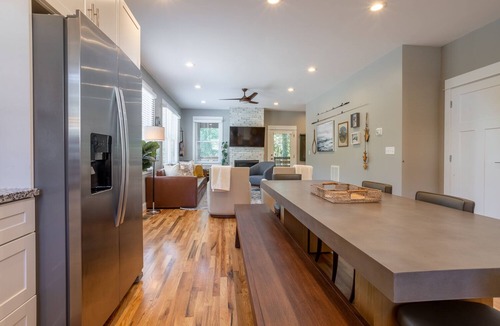 Woodfin Villa | The Sunny Side | Luxury Asheville Villa with Hot Tub & EV Charger