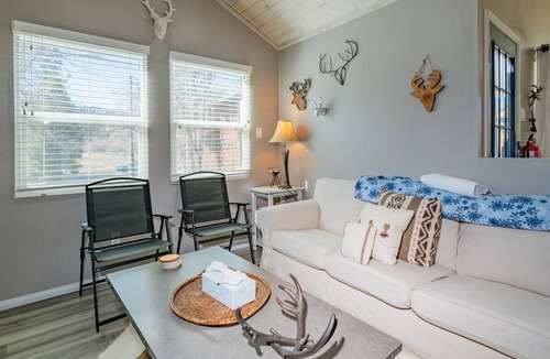 Patton Cabin | The Wee Cabin - Modern studio style property with private hot tub and lake adjacent views!