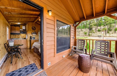 Mayhill Apartment | Tiny Home with Covered Porch in Cloudcroft Area!