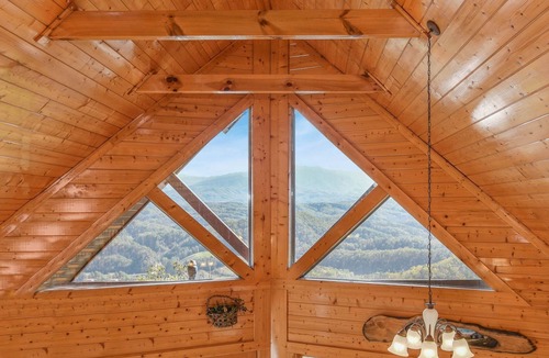 Sevierville Cabin | Top of Beautiful Legacy Mountain Resort, Amazing Views, Game Room 2 king suites