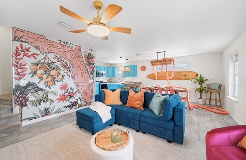 Kiska Beach House | Walk to Beach, Heated Pool, Hot Tub and Sleeps 14
