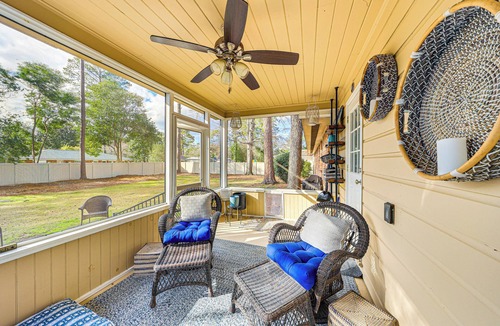 Aiken House | Walk to Powderhouse Polo Fields: Aiken Getaway