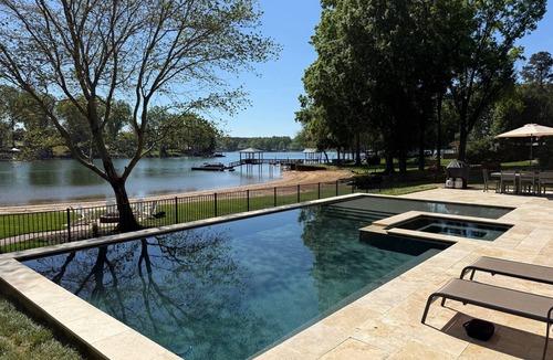 Mooresville House | Welcome to Carolina Cove - New Pool/Spa, Firepit, Single Level home with amazing views!