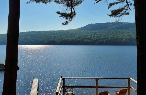 Schroon Lake House | Yellow Pine Schroon Lake Lodge Private Beach Sleeps 18 Schroon Lake, NY