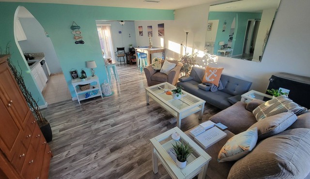 2 Bed 2 Bath House for Beach Fun. TONS of Extras! Adorable FULLY Remodeled Beach