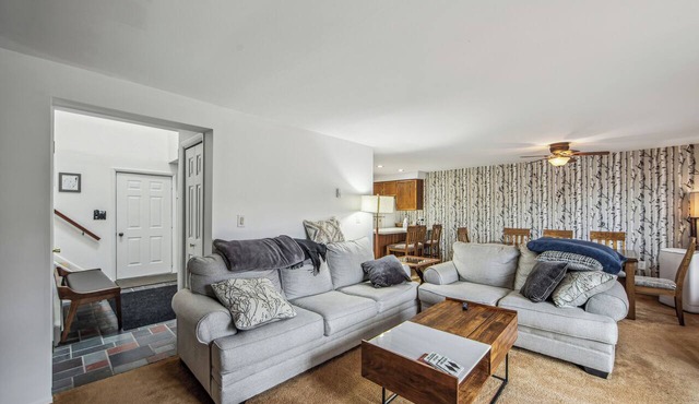 Adirondack Retreat | Covered Heated Pool + Recreation Lounge | North Side