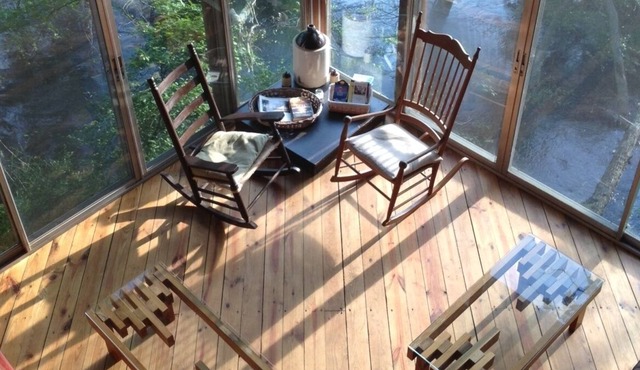 All Glass River House Overlooking Edisto River