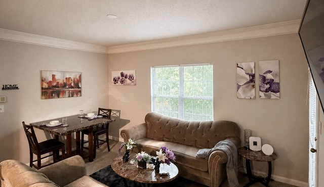 Atl Airport 1-bedroom luxury apartment with 15 Min from FIFA