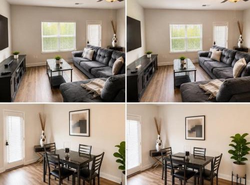 ATL Airport Retreat 3BR-3BA King Suite FreeParking