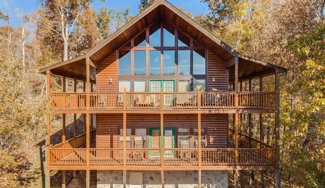 Bear Hunter | Breathtaking Views, Game Room + EV Charging On-Site in Sevierville