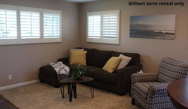Brand new 1 bedroom apartment built above our garage in Costa Mesa