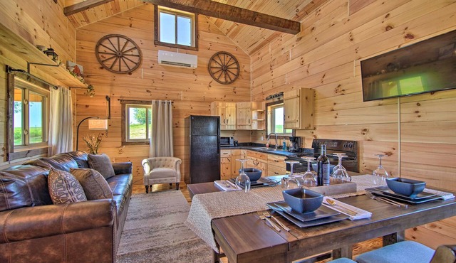 Cabin on 35-Acre Farm in Blanchardville w/Trails!