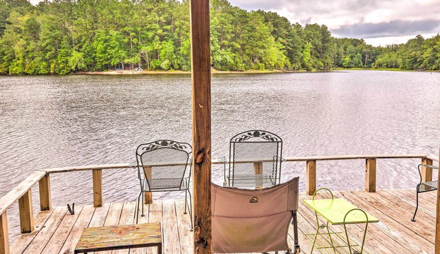 Cheery Swansea Home on Calmont Pond w/Dock!