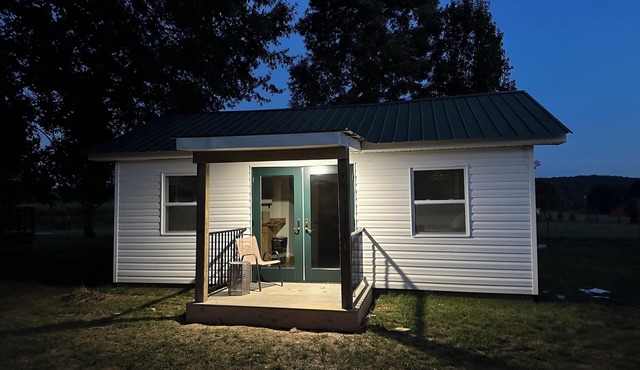 Cozy, modern day tiny house.