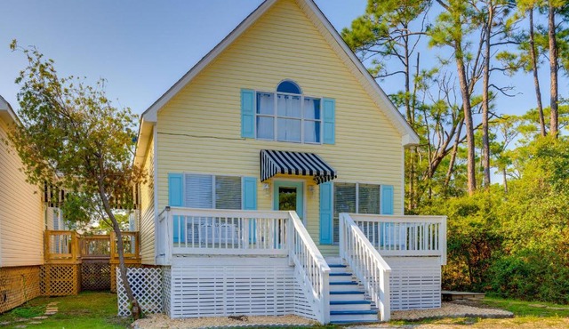 Creekfront Dauphin Island Cottage: Walk to Gulf!