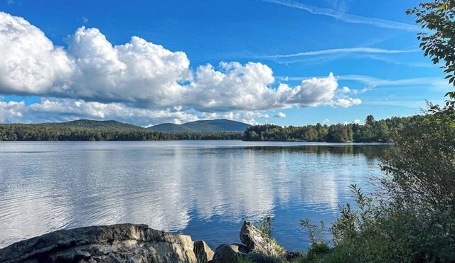 Dog-friendly getaway with mountain views, games, & deck - near skiing & trails