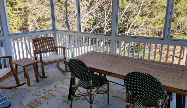 Enjoy Sunset's from our Townhouse in Serenbe's Crossroads Hamlet.