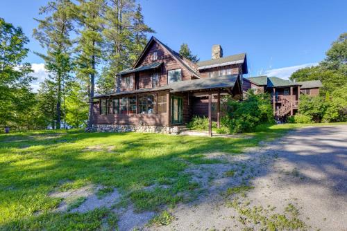 Expansive Eagle Lake Escape w/Boathouse + Yard in Ticonderoga