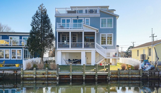 Family Friendly! Canal-Front Gem in Bethany Beach in Bethany Beach
