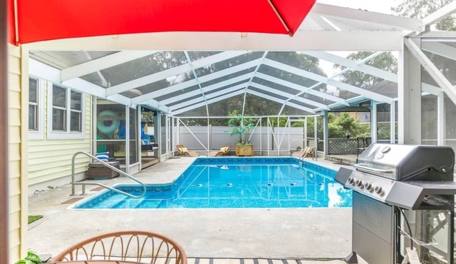 Farmhouse Estate Screened Pool Game 3 Kings
