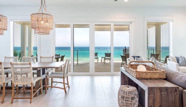 Gulf-Front Luxury Home with Private Pool, Beach Access & Bikes!