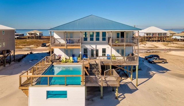 Island Fever - Gulf Beach, POOL, 6 Bedrm/5 Bath, Handicap ramp, Sleep 20