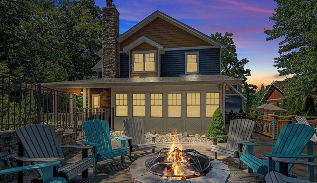 Juniper Presents: NB Getaway with HotTub, Pool & Priv Screening Room in New Buffalo