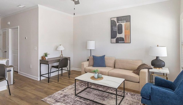 Landing | Stunning 1BD, Courtyard, Gym