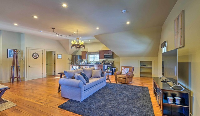 Luxe 'Green Barn' Near Skiing w/Mt Equinox Views!