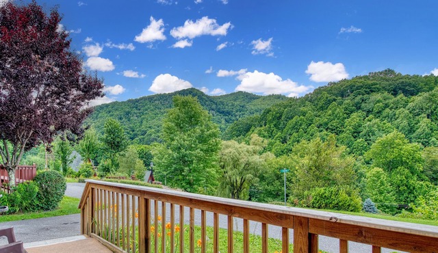Maggie Valley A-Frame Cabin with Great Views Close to Skiing & Great Restaurants