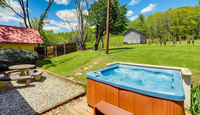 Mars Hill Vacation Rental w/ Hot Tub & Yard