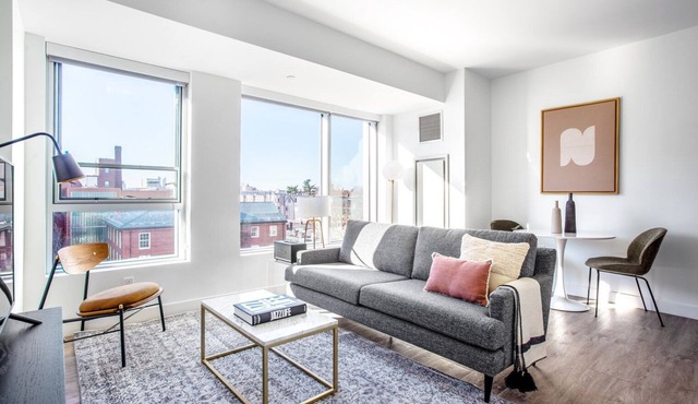 Modern Central Square 1BR w/W/D, Doorman, near T, by Blueground in Cambridge