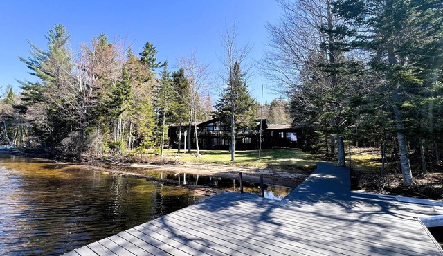 My Way Waterfront Estate with Breathtaking Views Pristine Shoreline in Old Forge