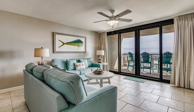 Orange Beach Gulf-Front 2BR Sleeps 6 Wet Bar 55" TV Pools Boat Sl