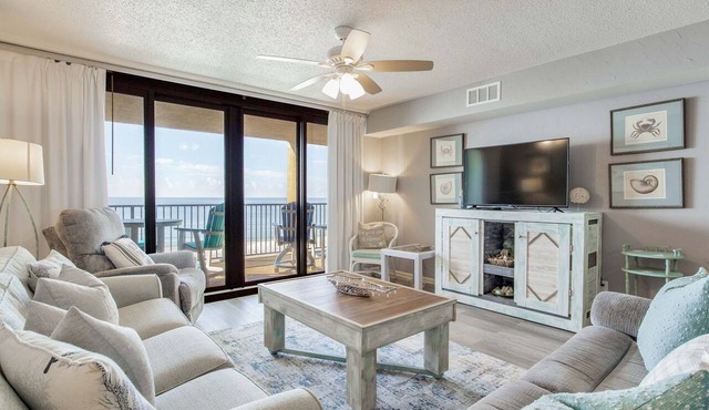 Orange Beach Gulf-Front 2BR Sleeps 7 Renovated Pools Boat Slips