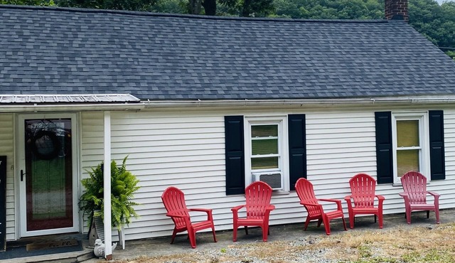Ranch Style River Bungalow with Fireplace, River & 10 Acres in Tamaqua