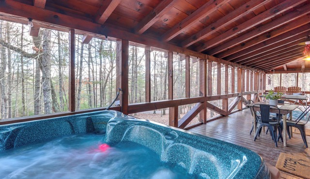 Ridgetop Cabin in Blue Ridge! Wraparound Porch!