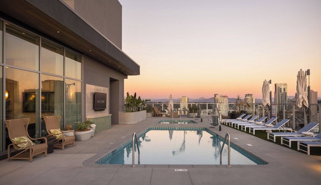 Rooftop Pool + Spa + Sky Lounge | Walkable San Diego's Little Italy | Ancora in San Diego
