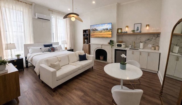 Serenité King Studio+Sleeper Sofa | Near JHU & DT in Baltimore