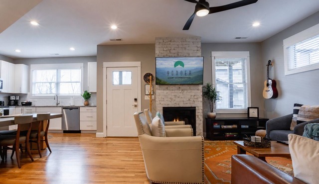 Southbound | Pet Friendly Luxury Asheville Villa with Hot Tub & EV Charger