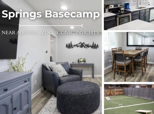 Springs Basecamp Near Zoo & Iconic Sights in Colorado Springs