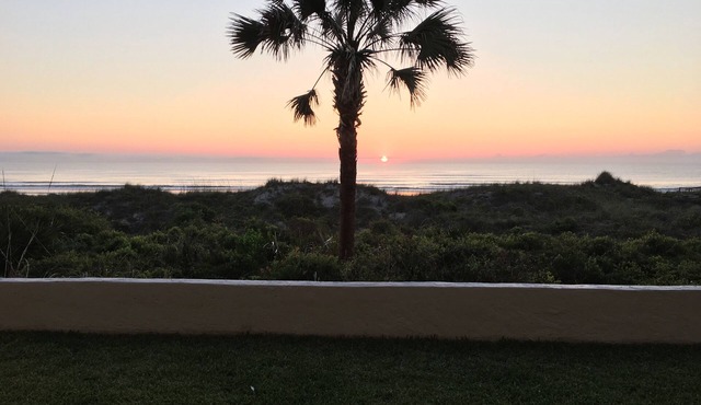 St Augustine Crescent Beach Beachfront Ocean View Patio and Heated Pool in St Augustine