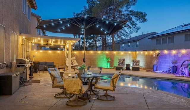 Sunset Oasis | Private Pool & Spa | Spacious 5BR Henderson Home in Henderson