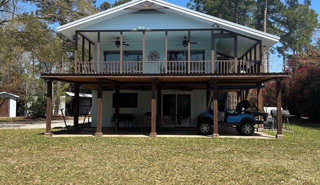 THOMAS MILL CREEK, LAKE EUFAULA AL Amazing Big Flat Lot, Boat Dock!