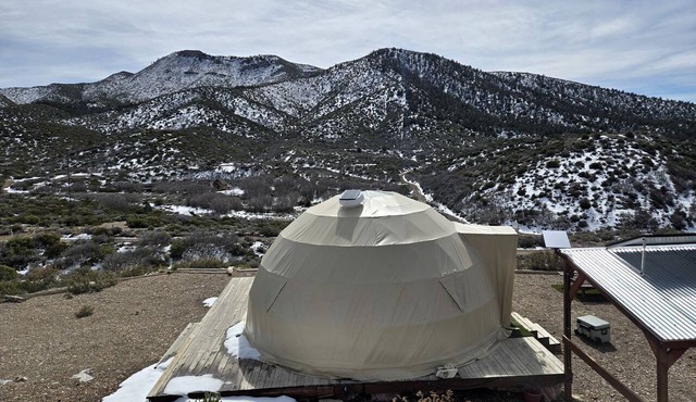 Tranquil Desert Retreat in a Geodesic Dome with Scenic Views in Las Vegas, Nevada